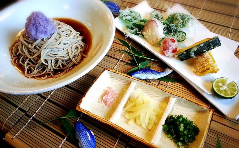 東京産の食材を使用した天ぷら