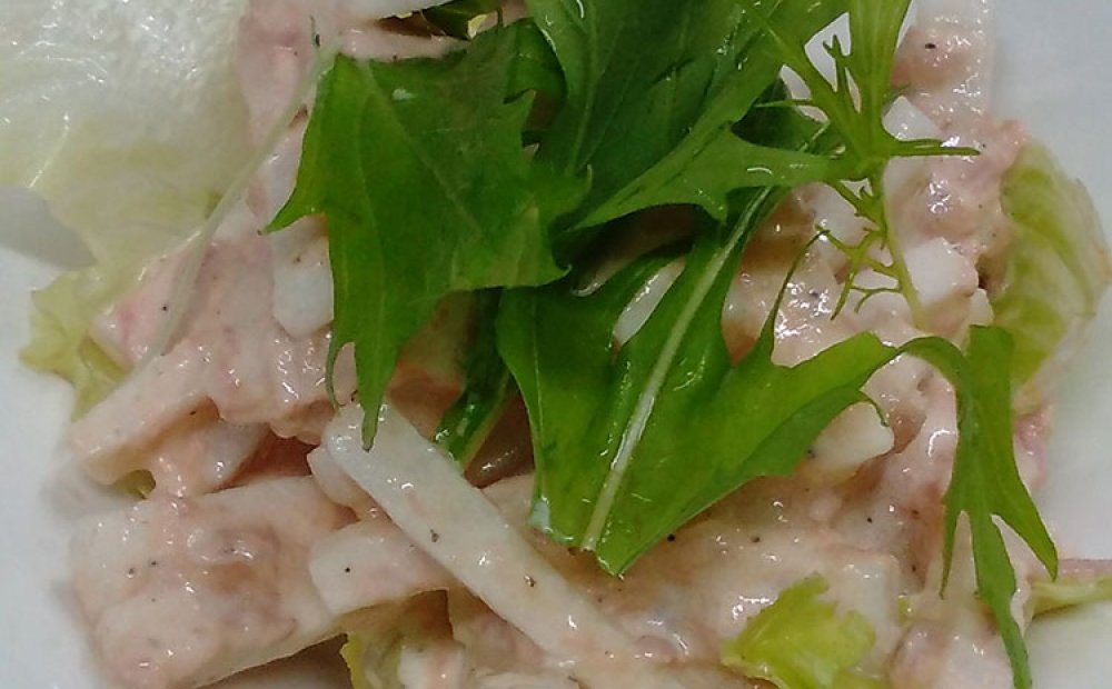 しゃきしゃきとした大根サラダ