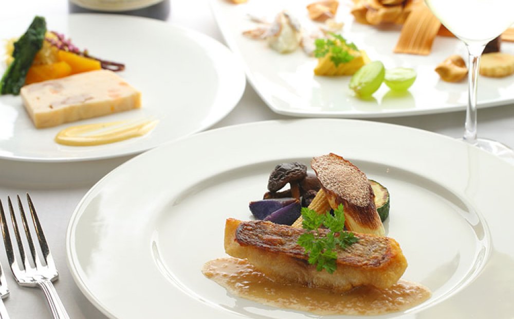 新鮮野菜を使ったフレンチ