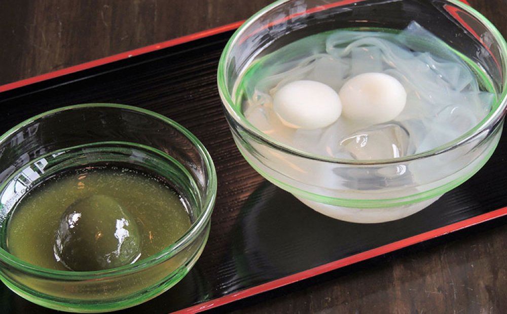 名物の青梅葛切り925円