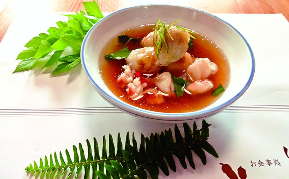 里いもの揚げ出し