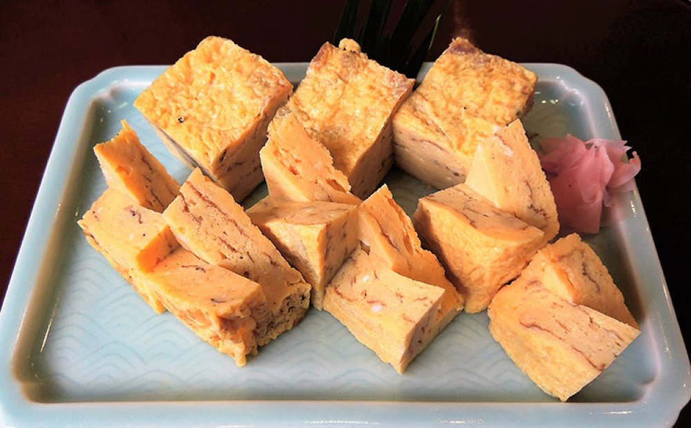 青梅産の卵を使った玉子焼