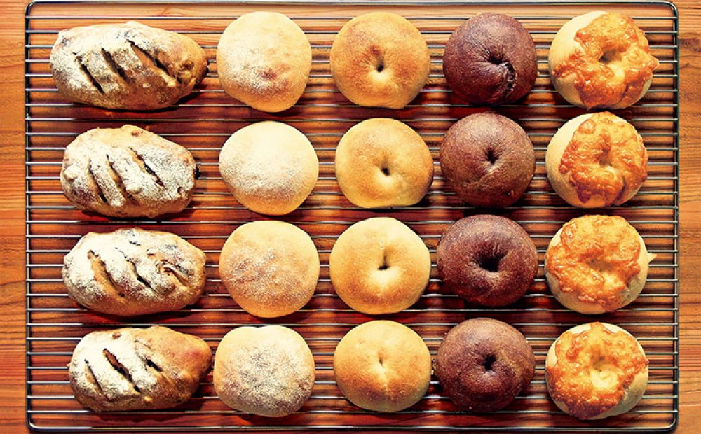 ベーグルやパン