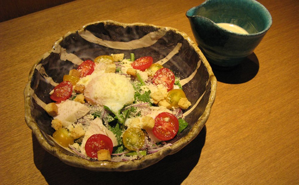 小松菜シーザーサラダ