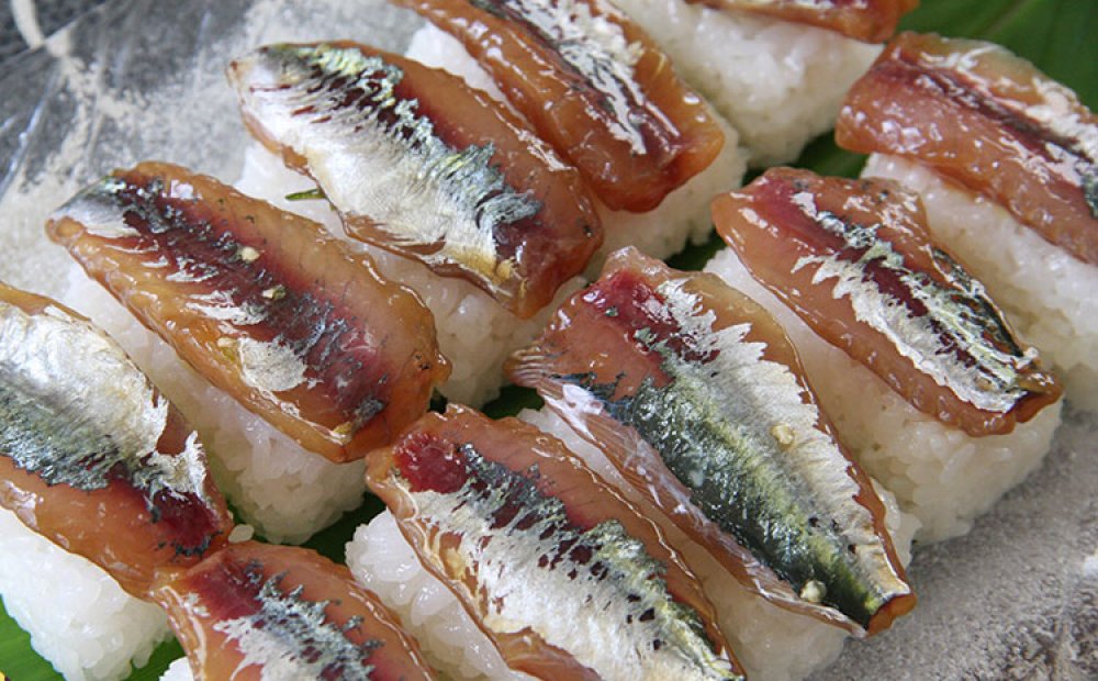 みなとオリジナルの島寿司