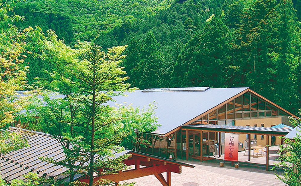 屋外にある足湯は無料で利用可