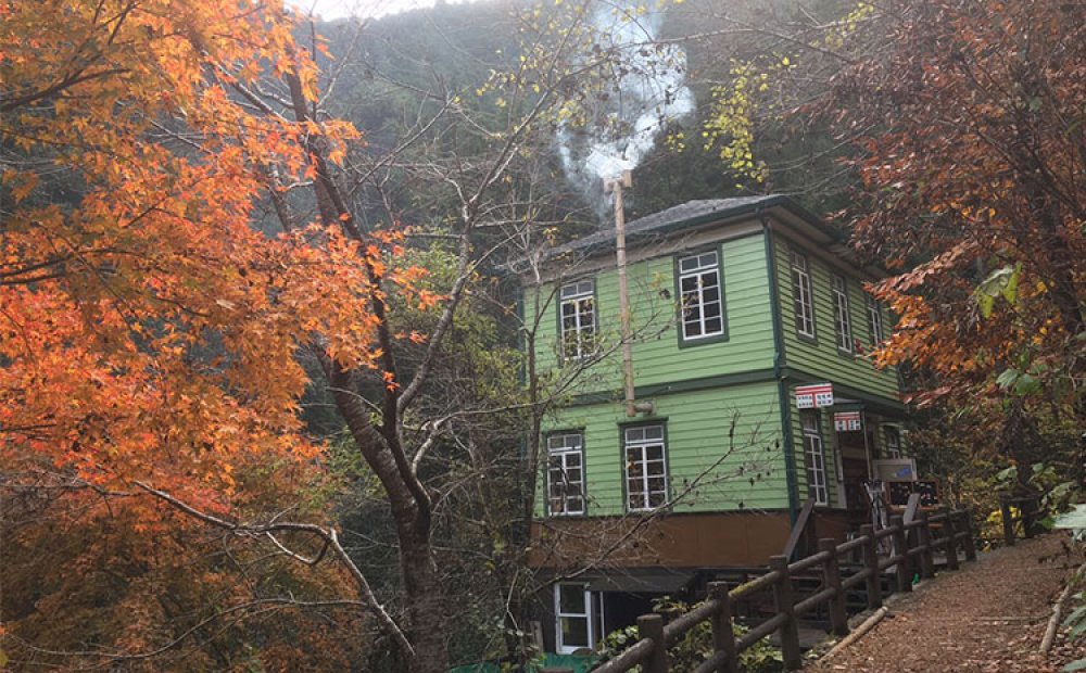 郵便局だったレトロな建物