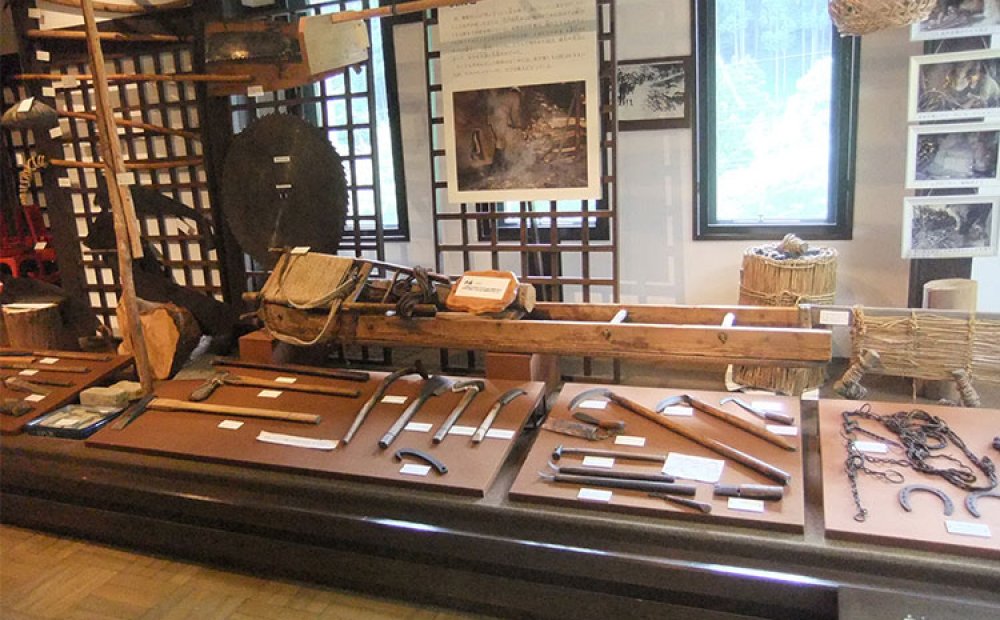 民具などが見られる展示室