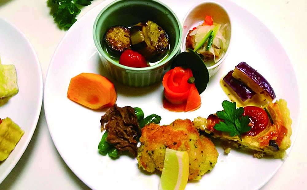 島の恵みをワンプレートに