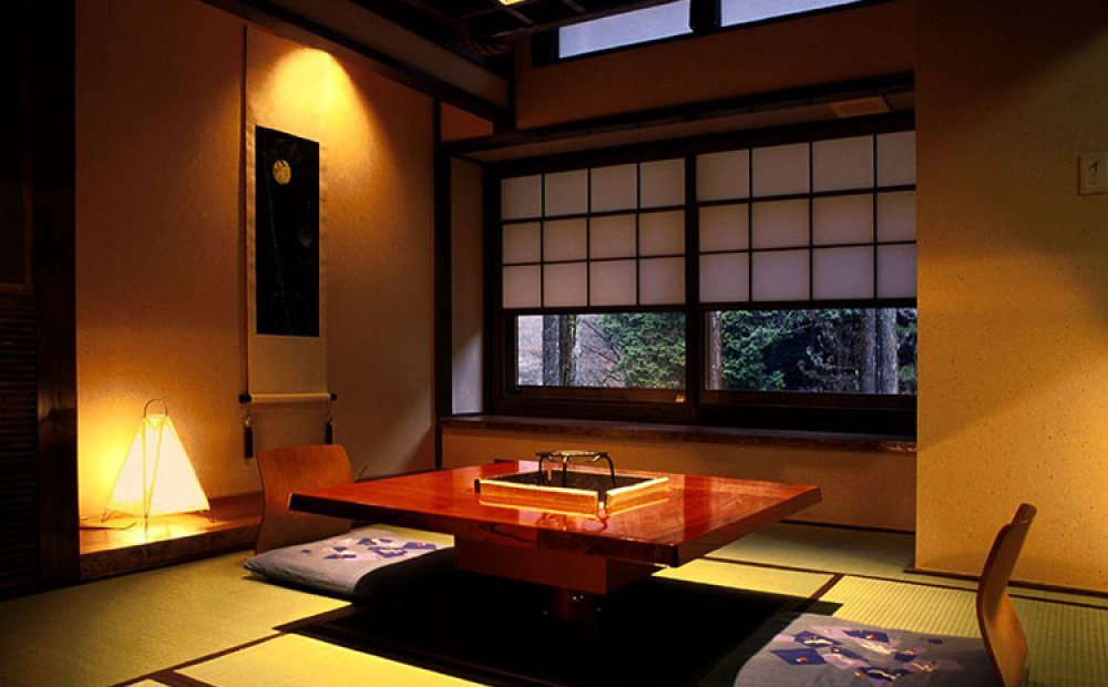 風情ある和室でくつろげる