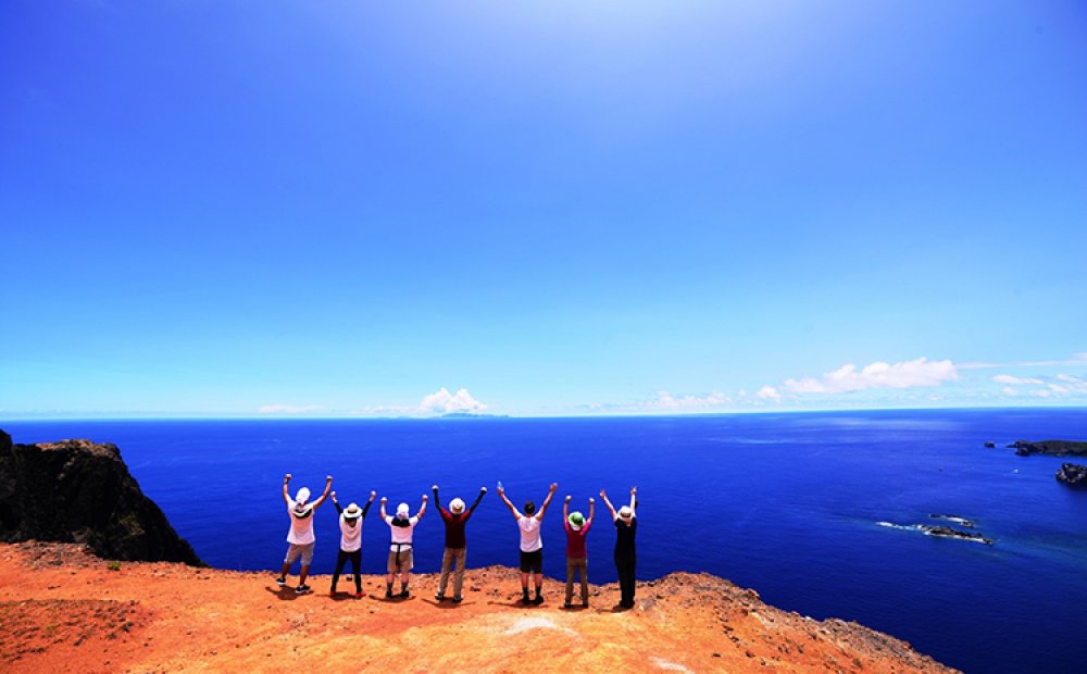 森を抜けると眼下にパノラマが