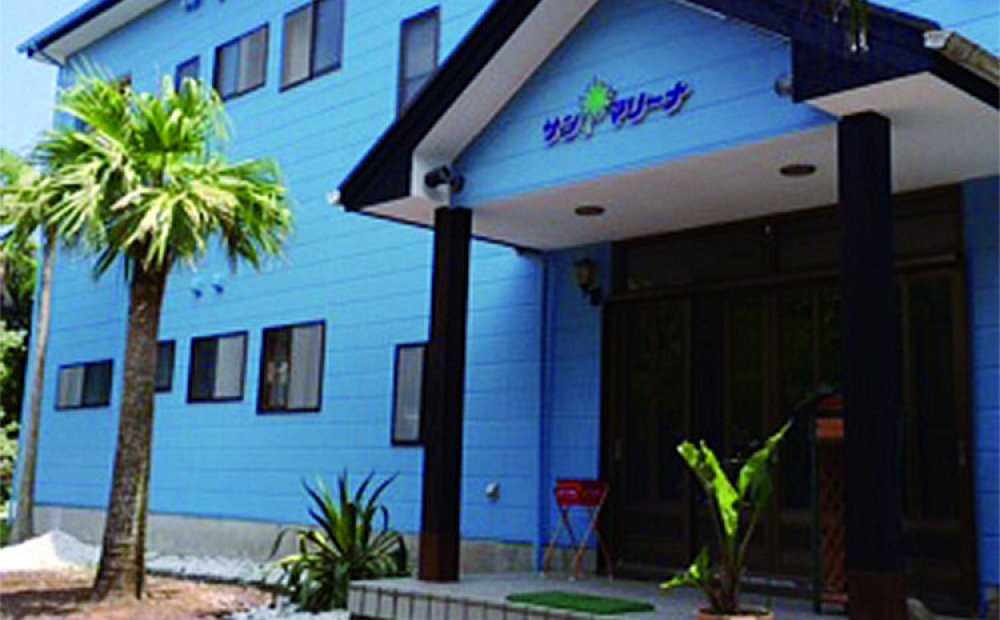 目の前が海水浴場