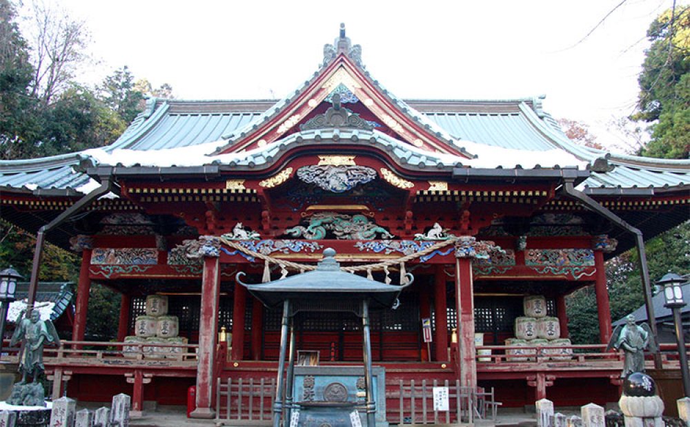 中腹にある高尾山薬王院