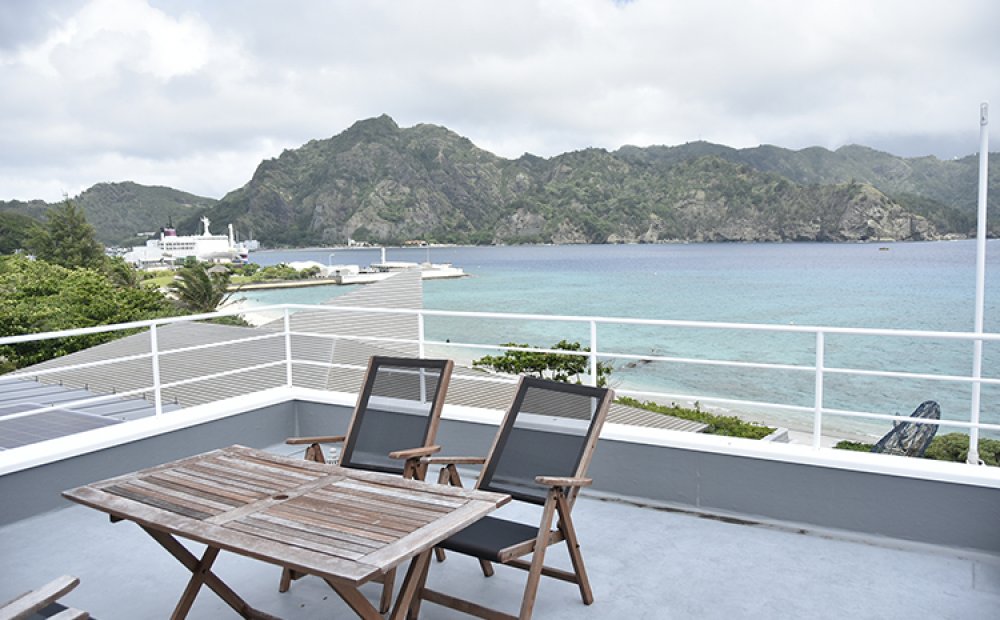 屋上からの眺望が自慢