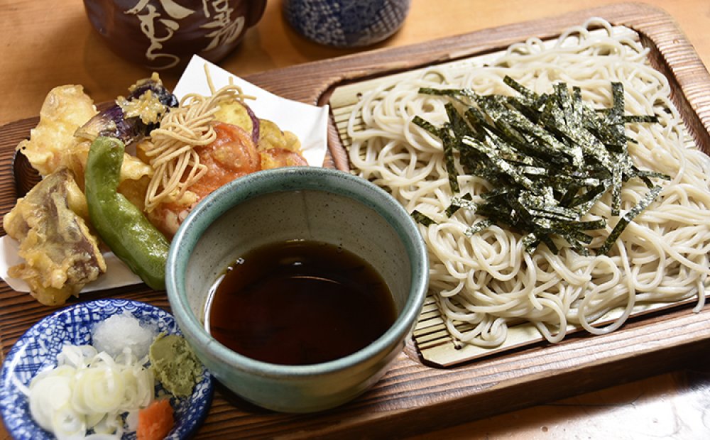 一番人気の天ざる