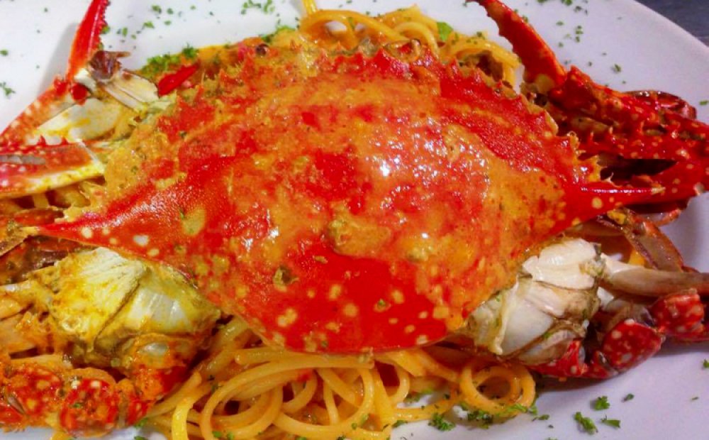 シェフお薦め、わたりがにのパスタ