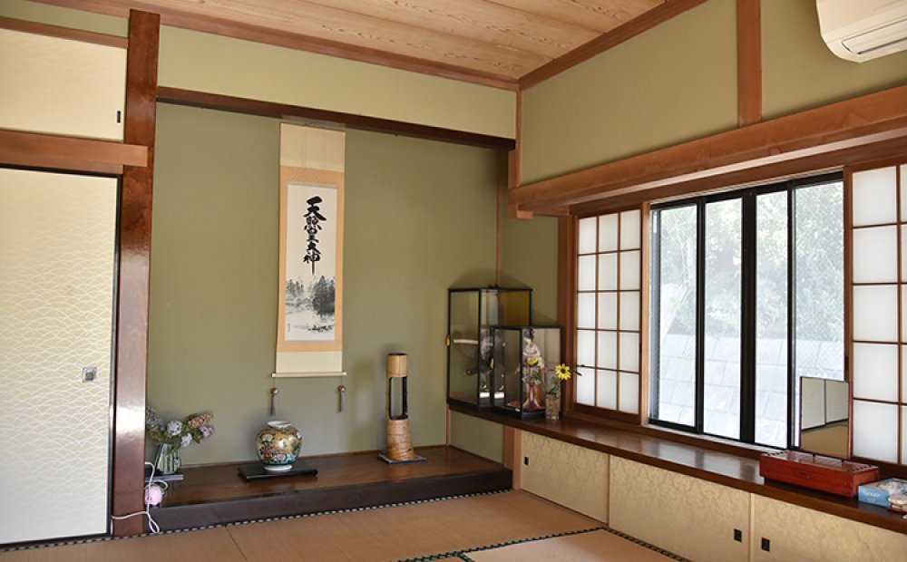 ゆったりできる和室。部屋は全5室