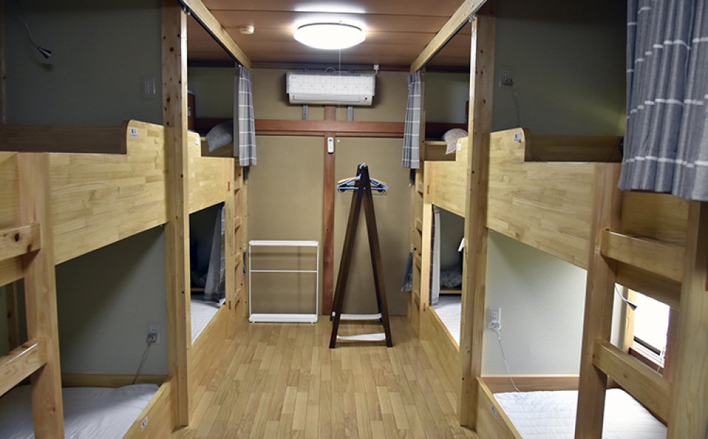 ドミトリースタイルの部屋も