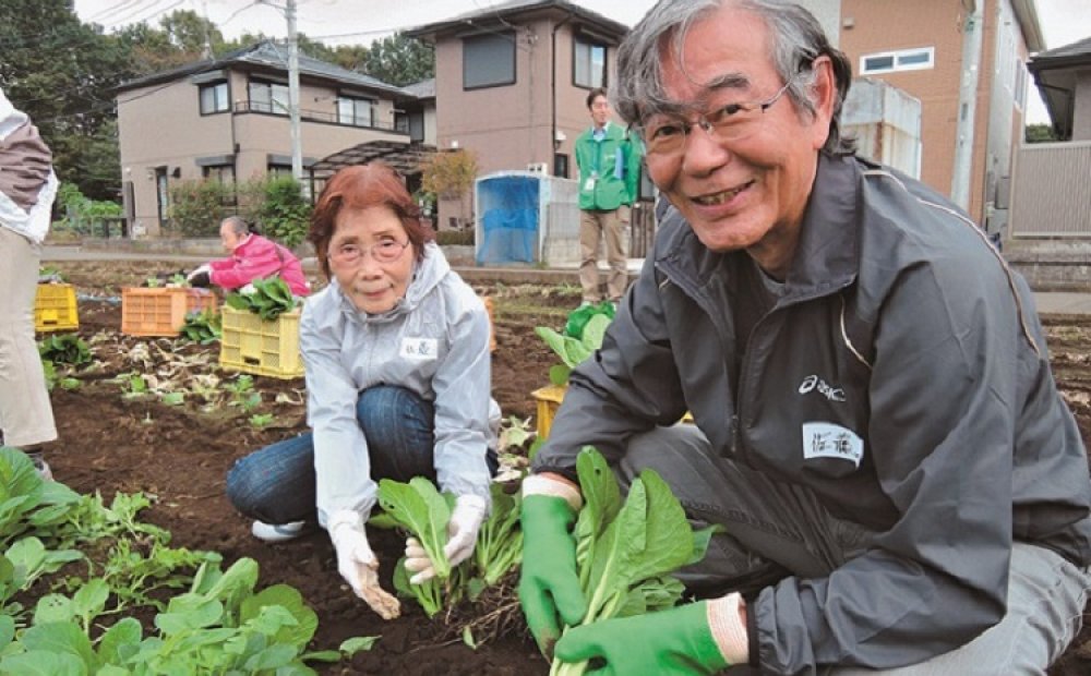 収穫体験の楽しさに、思わず笑顔がこぼれる