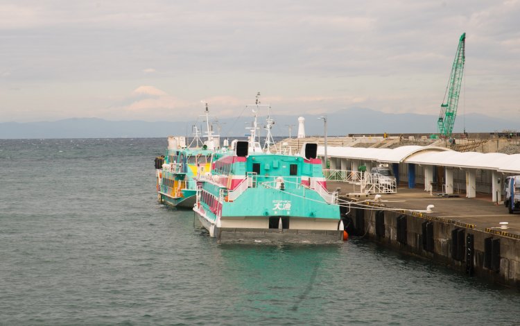 客船が発着するターミナルのひとつ