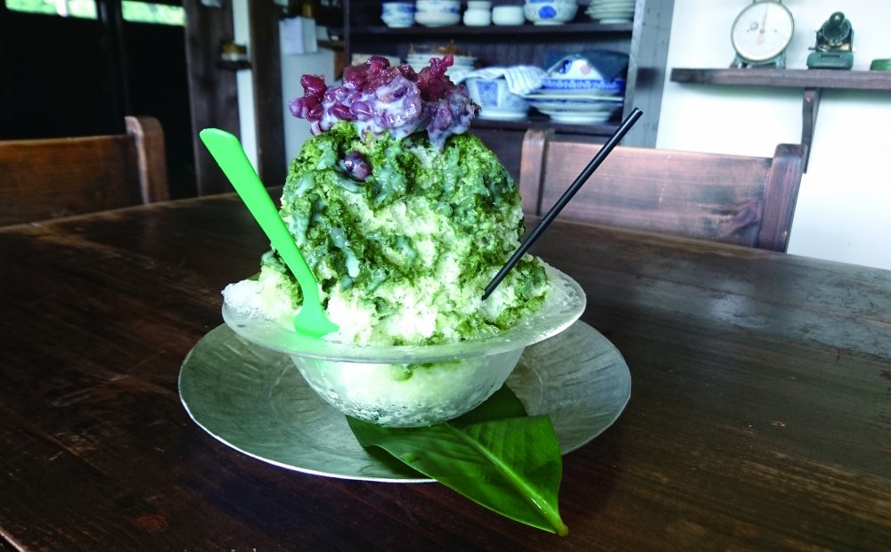 明日葉あずきミルク