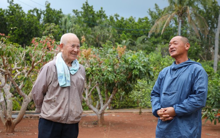 毎日誰かが訪ねてくる営農研修所