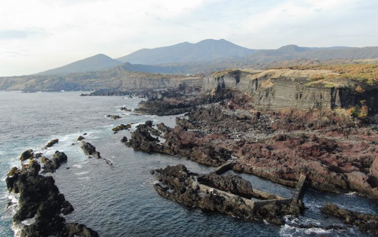絶景のトウシキ海岸