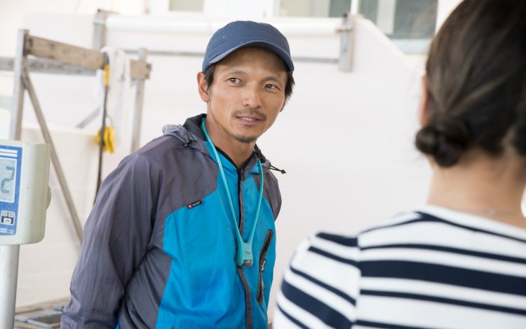 漁師として独立するために三宅島へ