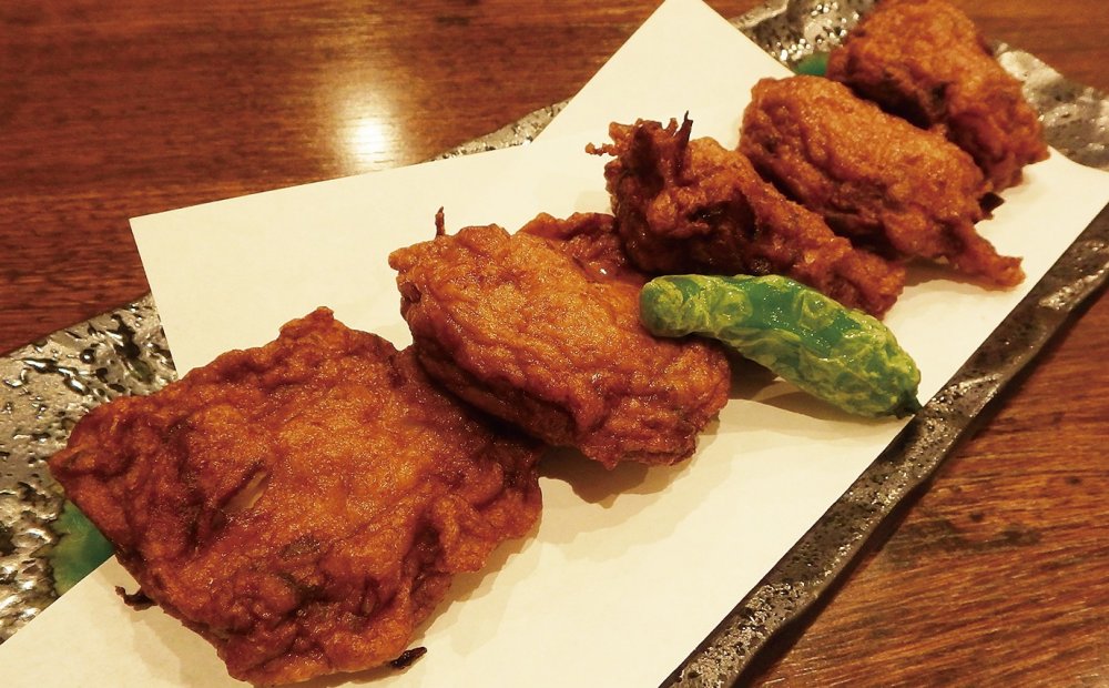 むろ鯵たたき揚げ