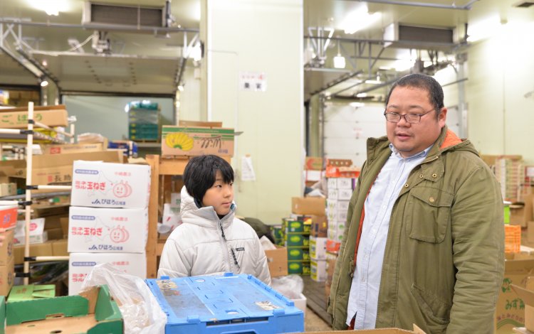 仲卸売場も見学！
