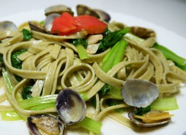 東京の新名物 あだち菜うどん&あだち菜パスタセット