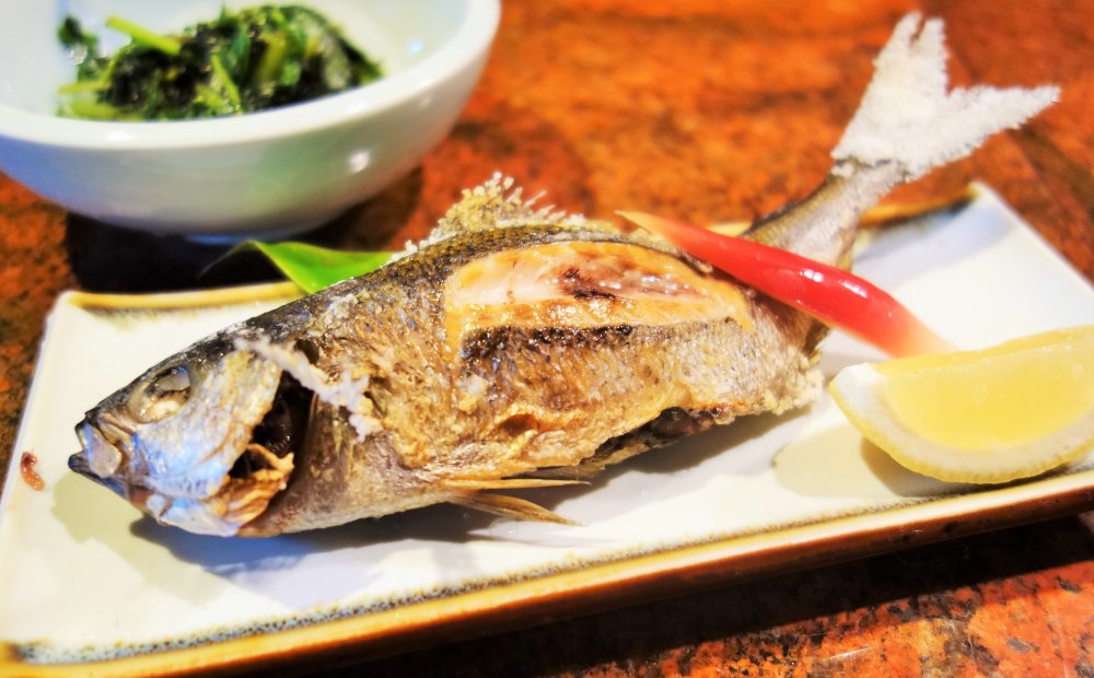 タカベの塩焼き