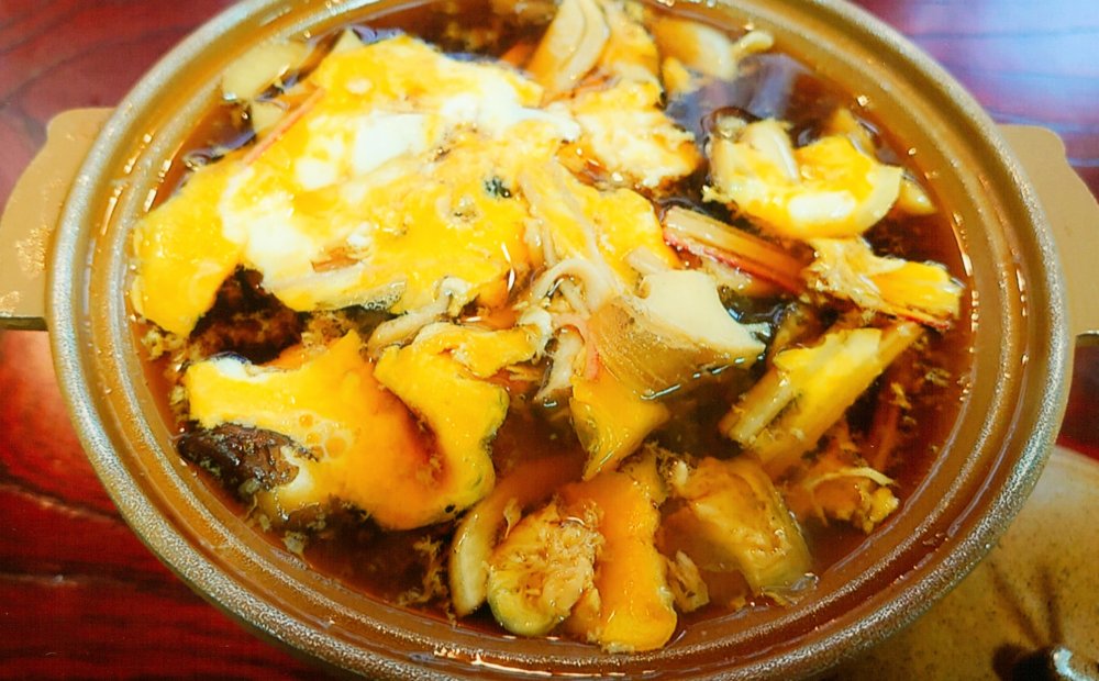 トコブシの卵とじ