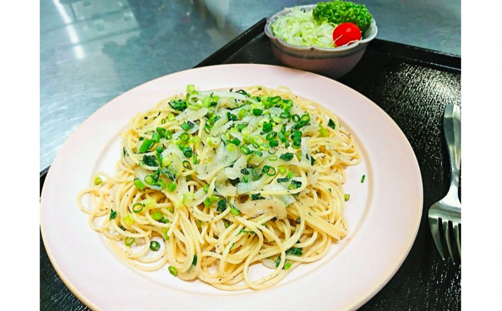 明日葉ペペロンチーノ