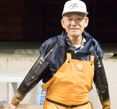ベテランイセエビ漁師