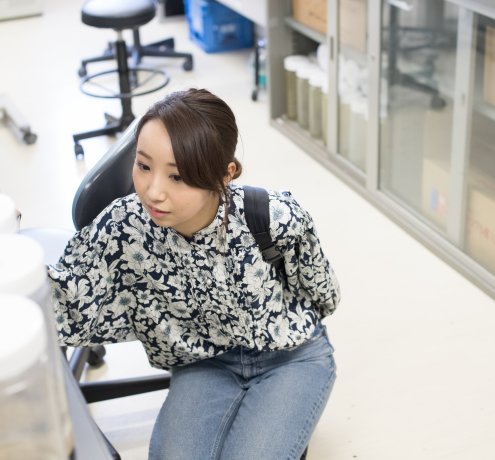 無線局と研究室を見学