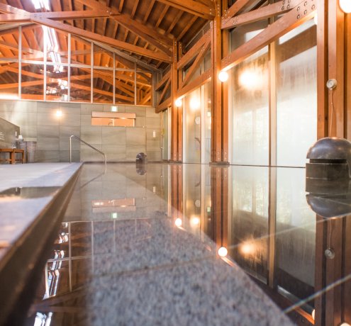 絶景を楽しめる本格温泉