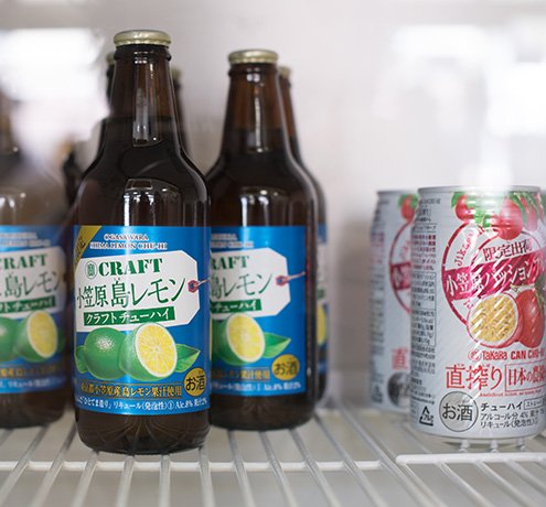 海風に吹かれながら、小笠原のお酒を楽しもう！