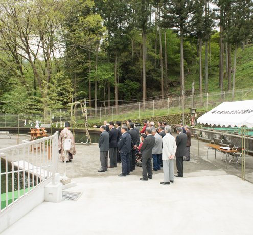 障がい者遊漁施設も