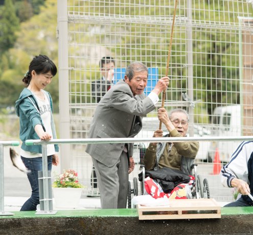 障がい者遊漁施設も