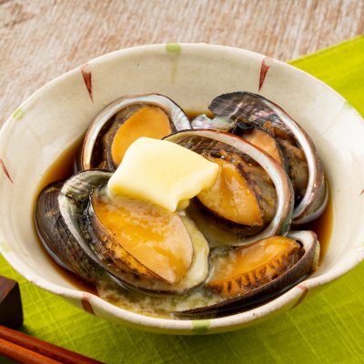 とこぶしのバター醤油煮