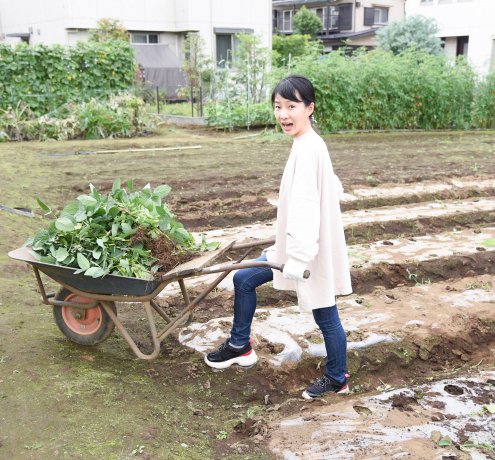 土や作物にふれて感じる、大地の息吹