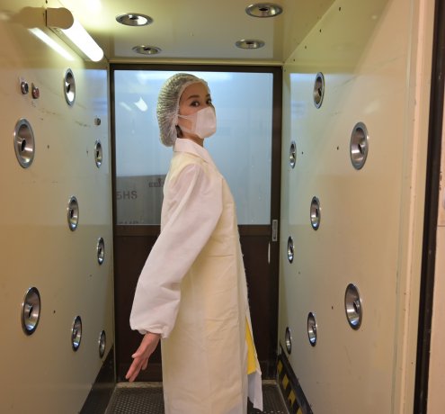 さっそく工場を見学！