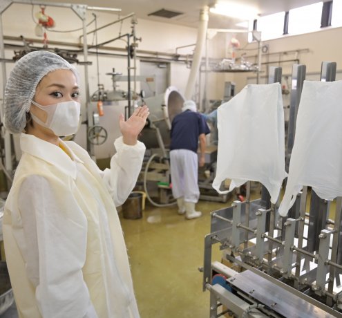 さっそく工場を見学！