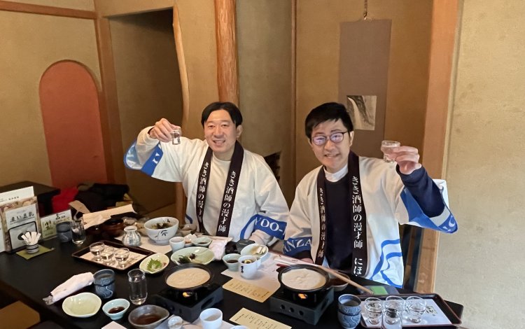 小澤酒造直営店「ままごと屋」で、自家製豆腐・ゆばと東京地酒の雄「澤乃井」のペアリング！！