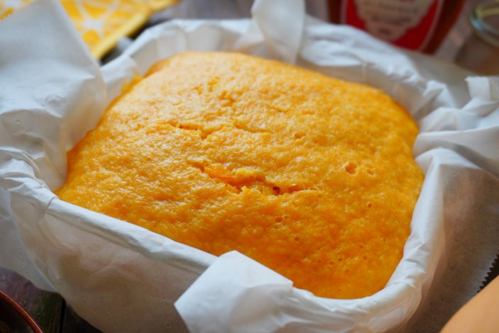 【レシピ】バターナッツカボチャのたまご蒸しパン