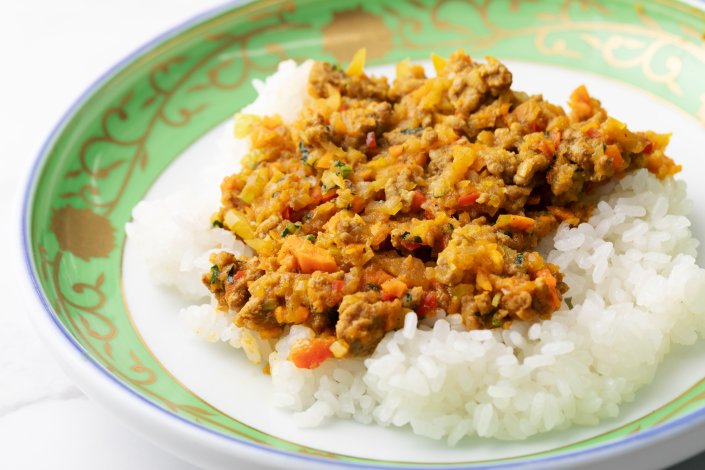 【アイデア賞】
　　小高 龍季（こたか りゅうき）さん
　　「小松菜ドライカレー」
