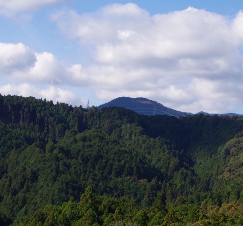 愛宕山分岐点にて