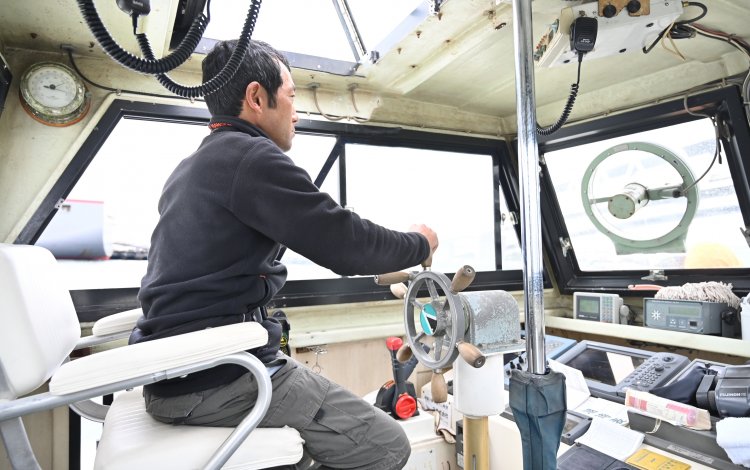 設備も充実の釣り船
