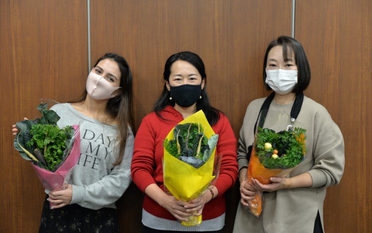 野菜ブーケづくりに挑戦！
